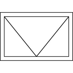 Casement 30.5 Top Hung Window - PT0906 (890 x 590)