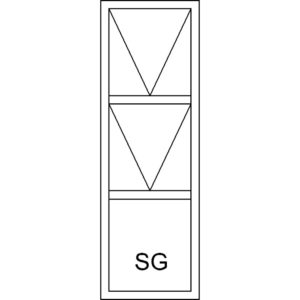 Casement 30.5 Top Hung Window - PTT0618 (590 x 1790)