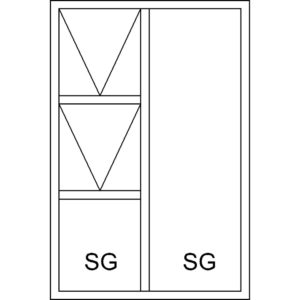 Casement 30.5 Top Hung Window - PTT1218 (1190 x 1790)