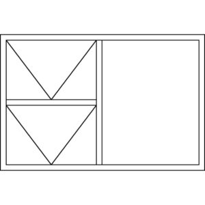 Casement 30.5 Top Hung Window - PTT1812 (1790 x 1190)