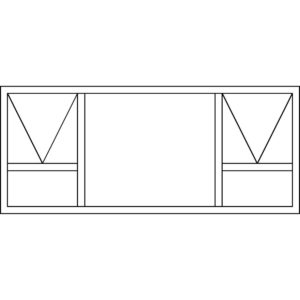 Casement 30.5 Top Hung Window - PTT2109 (2090 x 890)