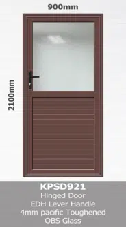 KPSD921B Aluminium Entrance Door
